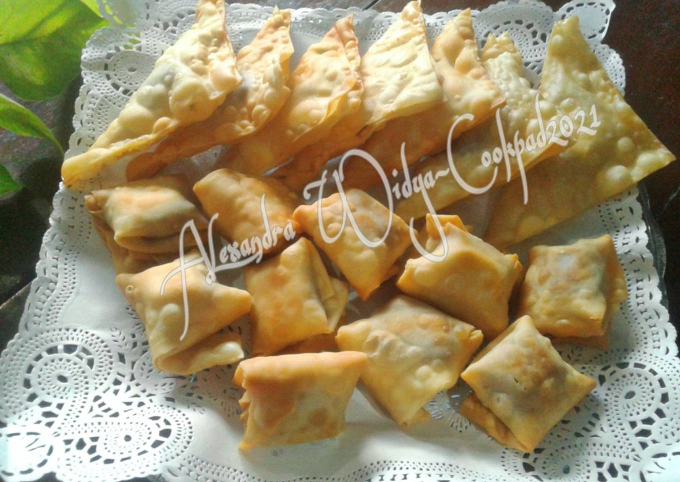 Pangsit Kue Keranjang Keju