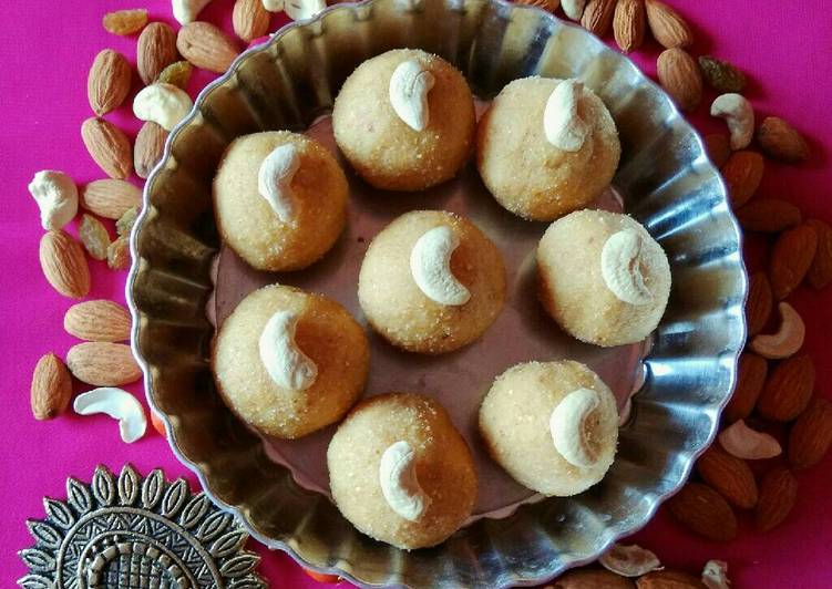 Instant besan laddu