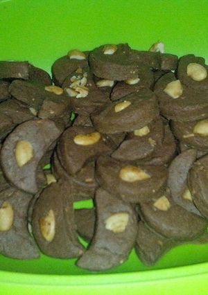 Foto resep Cookies coklat kacang mede (no mixer)