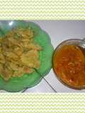 Cumi goreng tepung saus padang momy Qila