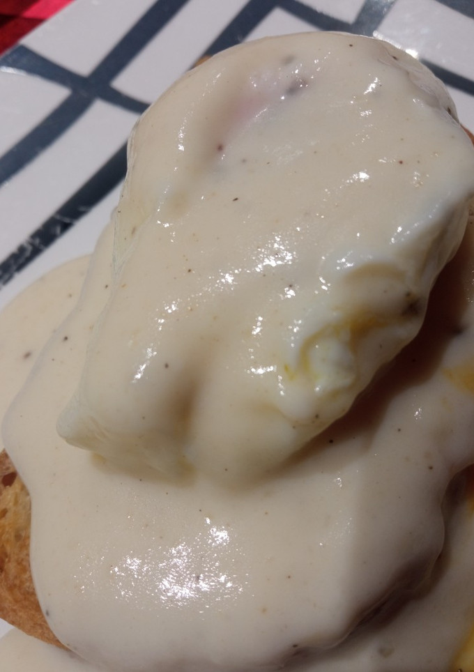 Una foto de Huevos flor con bechamel