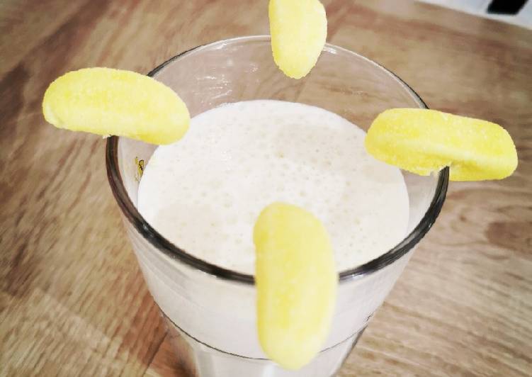 A révélé le secret de la recette Milk-shakes banane parfait