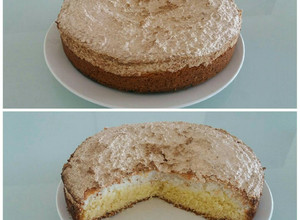 Una foto de Torta con merengue de coco