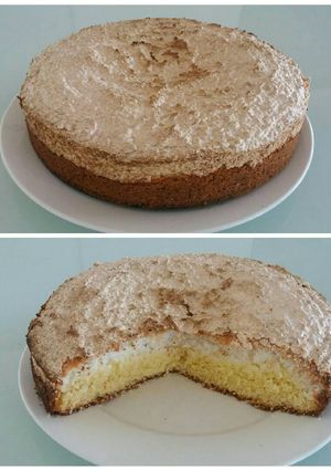 Una foto de Torta con merengue de coco