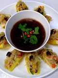 เต้าหู้ยัดไส้ไก่สับนึ่งซีอิ้ว