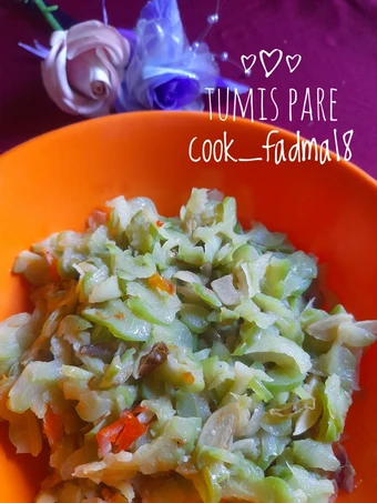 Cara Gampang Menyiapkan Resep Tumis pare yang Uenak Anti Ribet, Uenak Banget