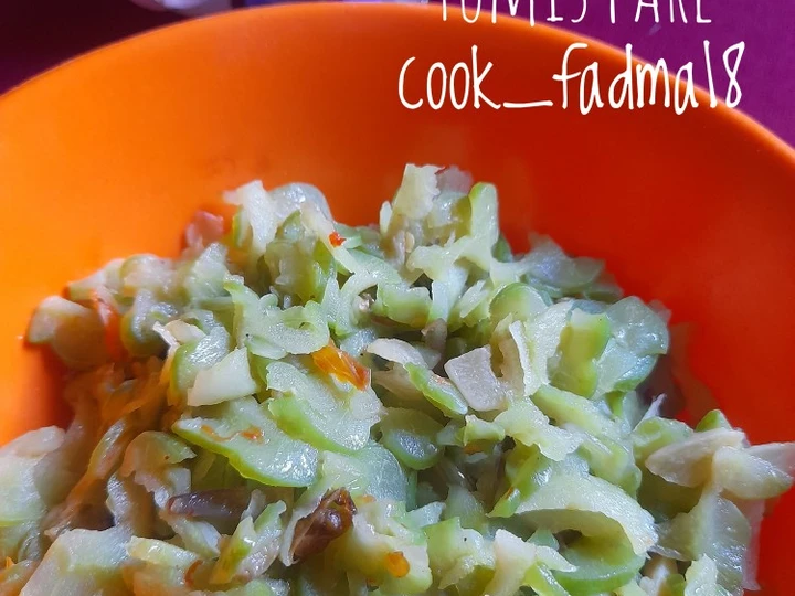 Cara Gampang Menyiapkan Resep Tumis pare yang Uenak Anti Ribet, Uenak Banget