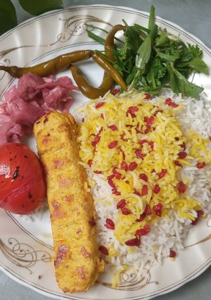 عکسی از دستور کوبیده مرغ