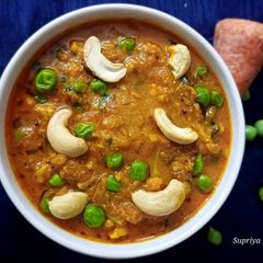 A picture of Rajasthani Raw turmeric sabji.