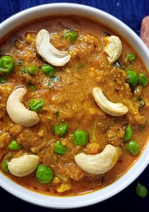 A picture of Rajasthani Raw turmeric sabji.