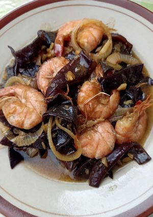 Foto resep Udang Jamur saos tiram
