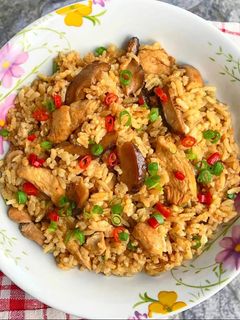 Foto resep Nasi Ayam Wijen