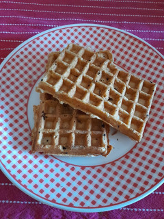 A picture of Simple healthy waffles.