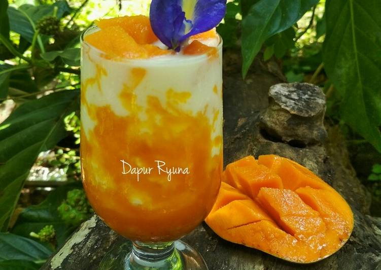 Langkah Mudah untuk Membuat Korean Fresh Mango Milk yang Lezat Sekali