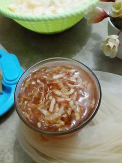 Foto resep Es serut apel