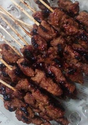 Foto resep Sate daging sapi empuk tanpa presto