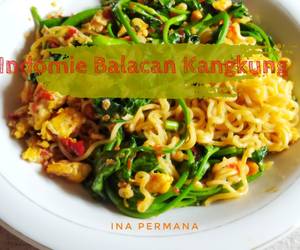 Cara Memasak Cepat Indomie Balacan Kangkung Ala Rumahan