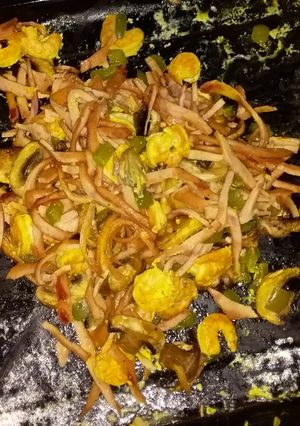 عکسی از دستور خوراک میگو
