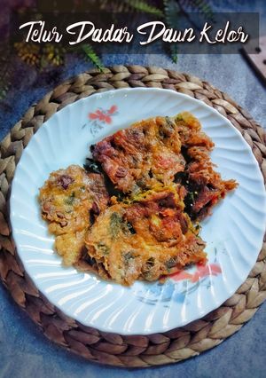 Foto resep Telur Dadar Daun Kelor