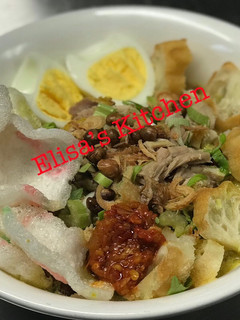 Foto resep Bubur Ayam kuah kuning (kuah Soto)