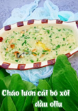 Hình của món Cháo lươn cải bó xôi.