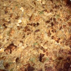 A picture of Cornbread dressing.