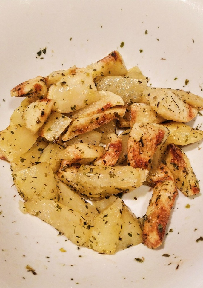Una foto de Patatas al microondas
