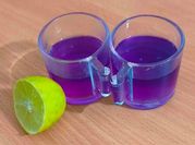 A picture of butterfly pea tea