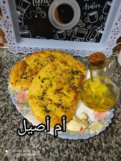 صورة لوصفة خبز الثوم و الزيت الزيتون