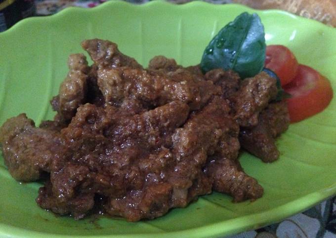 Resep Rendang Daging Ku, Enak