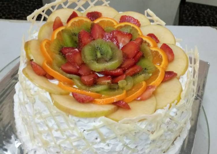 White Forest Fruit Gateau Mycreativewhiteforestrecipecontest