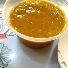 A picture of Spicy BanaMango Smoothie.