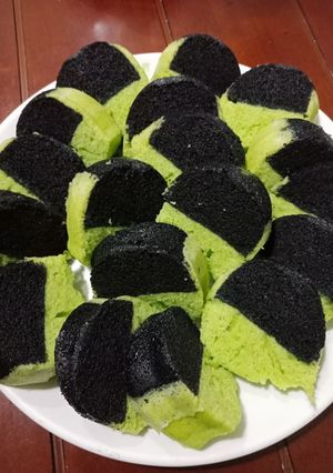 Foto resep Brownies ketan hitam pandan