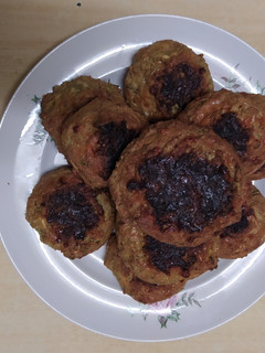 Sajtos falafel kínaikellel recept fotója