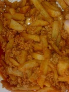 صورة لوصفة بطاطس باللحمة المفرومة🍟