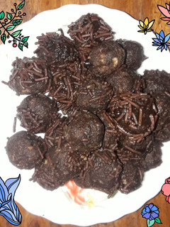 Foto resep Bola-Bola cokelat simple