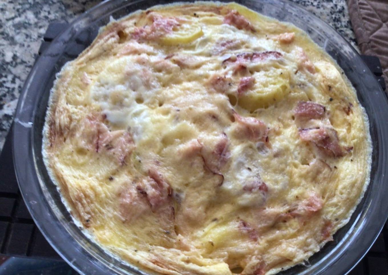 Pastel de papas al microondas