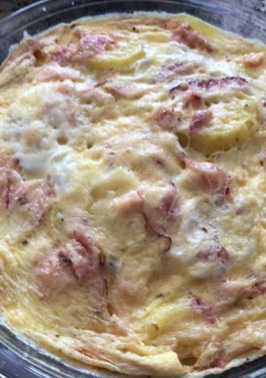 Una foto de Pastel de papas al microondas