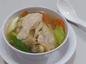 Gambar sup ayam jahe