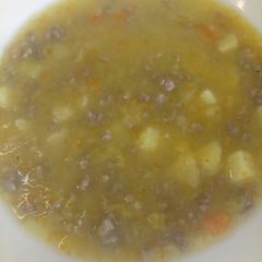 A picture of Vegetable and beef soup.