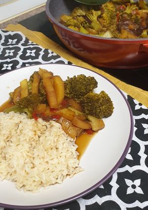 Una foto de Verduras al estilo criollo