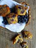 Blueberry streusel muffin