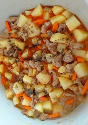 Bárány tokány recept fotója