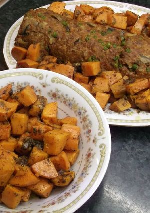 Sütőben sült édesburgonya recept fotója
