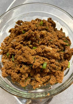 Hình của món Ruốc hôi rang.