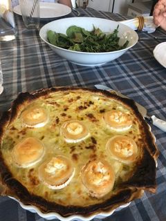 Una foto de Quiche de poireaux (tartaleta de puerros)