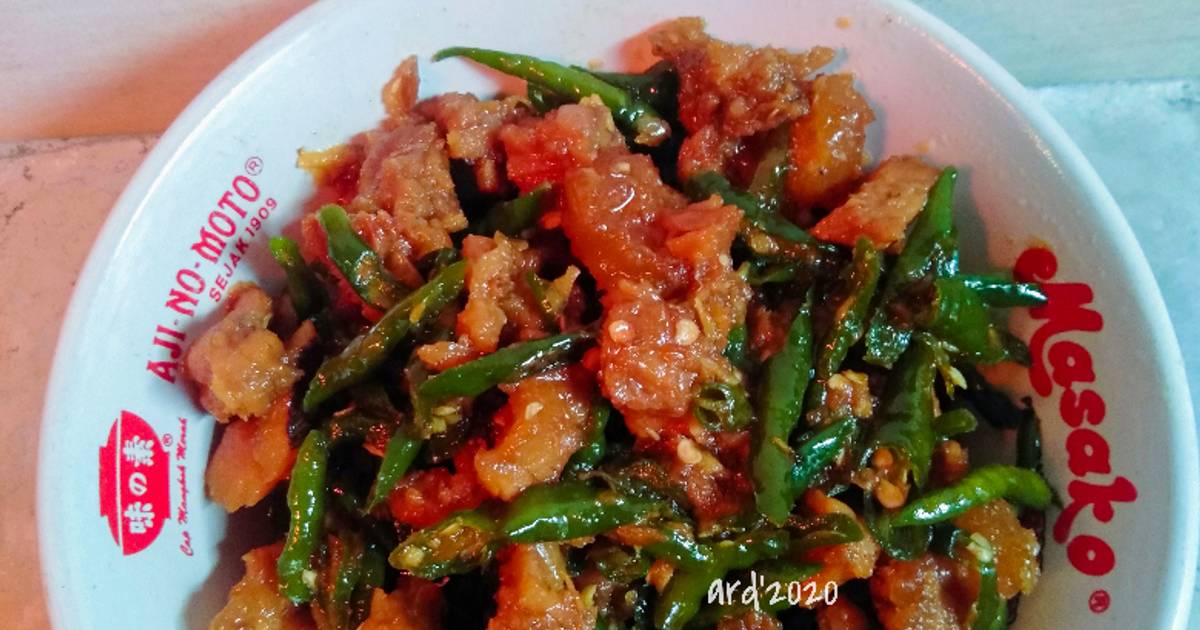 63 resep cah daging lombok hijau enak dan sederhana ala rumahan Cookpad