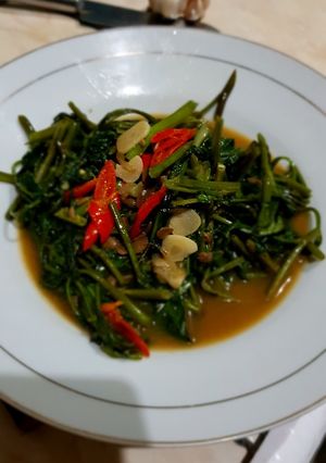 Foto resep Kangkung sambal tauco