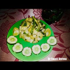 Potato cucumber salad A picture of Potato cucumber salad.