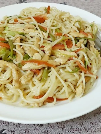 Recipe Chicken chow mein the Can Spoil the Tongue Makes you drool